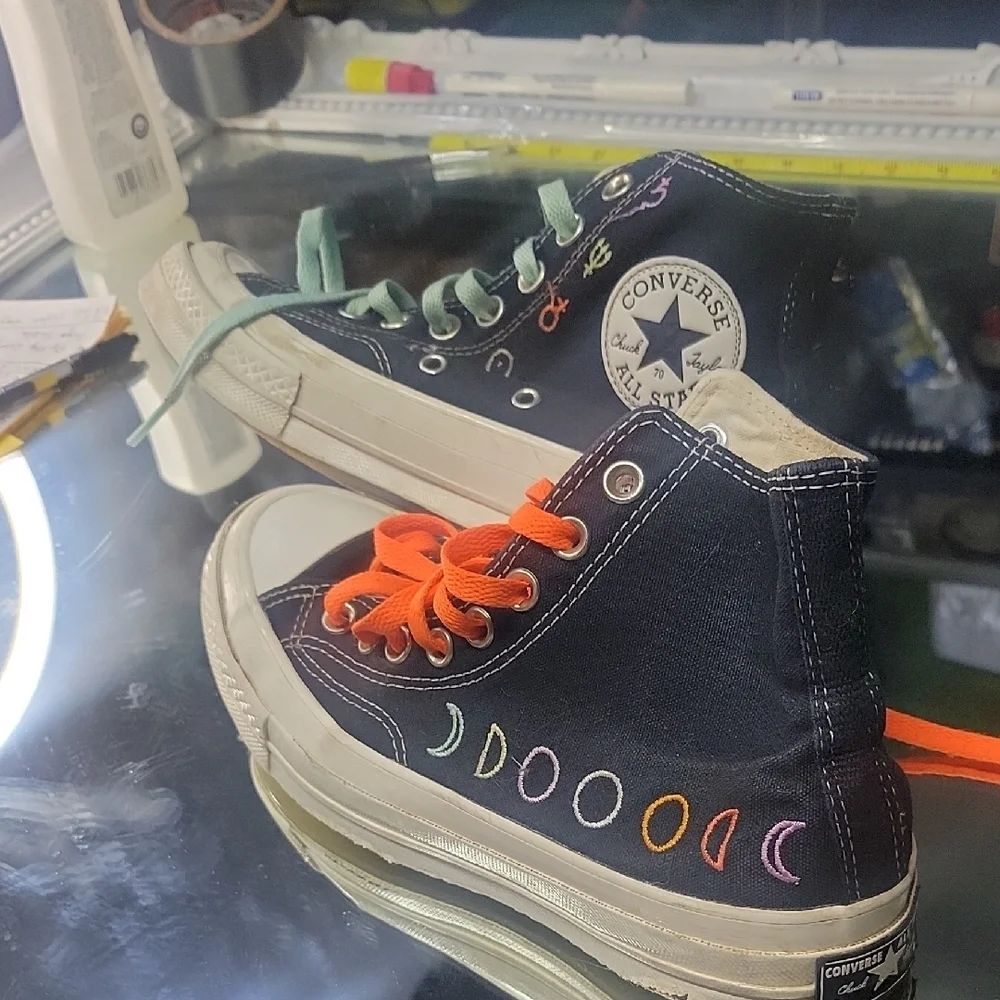 Womens 8.5 Converse Wmns Chuck 70 High 'Mystic Symbols'.  Excellent Condition. - Picture 3 of 10
